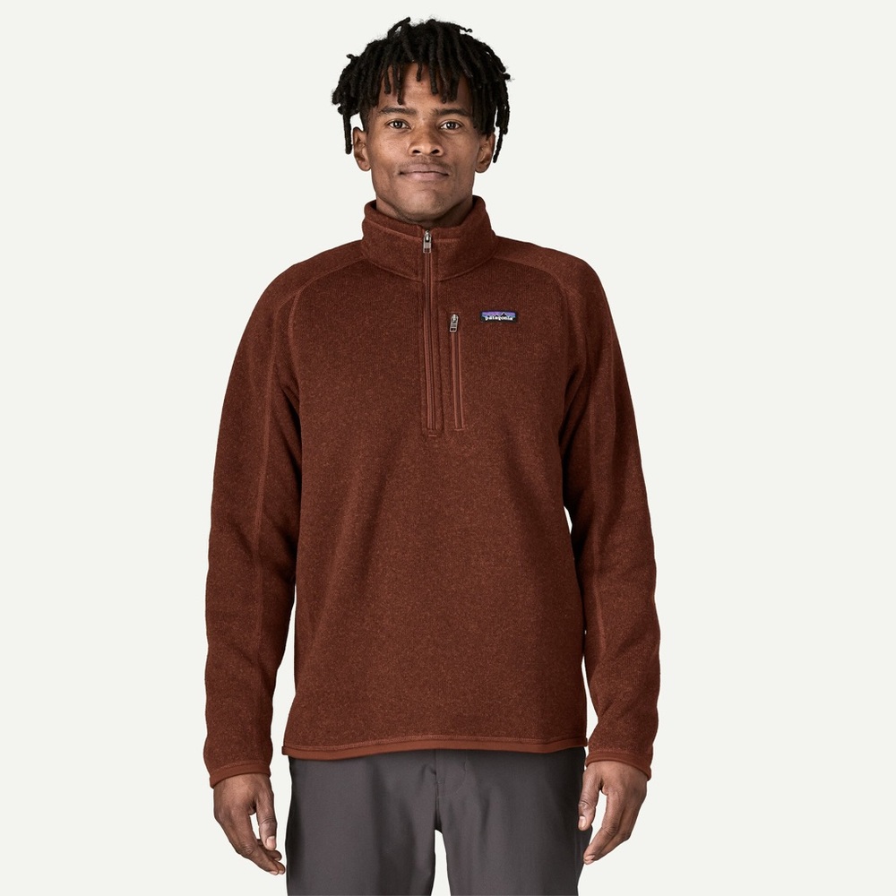 (NWT) Patagonia Men’s Maroon Better Sweater 1/4 Zip - Large - Picture 5 of 6